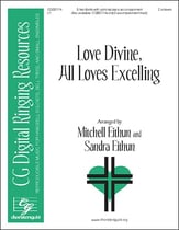 Love Divine, All Loves Excelling Handbell sheet music cover